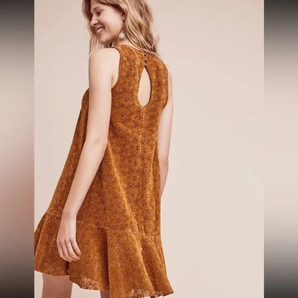 NWT‎ Anthropologie Amis velvet lace dress by Maeve - Picture 7 of 8